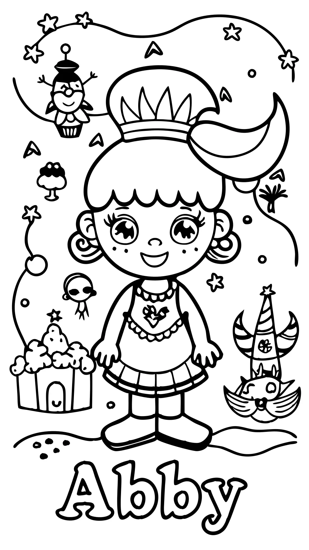 abby coloring pages